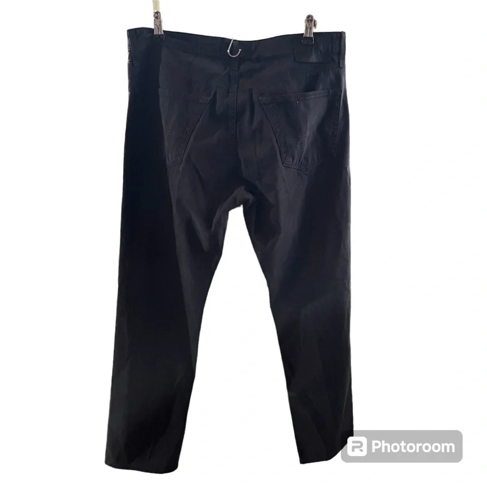 ADRIANO GOLDSCHMIED ~ Men’s The Graduate Tailored Leg Black Pants - Picture 2 of 10